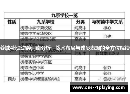 蓉城4比2逆袭河南分析:战术布局与球员表现的全方位解读 蓉城4比2逆袭河南分析:战术布局与球员表现的全方位解读